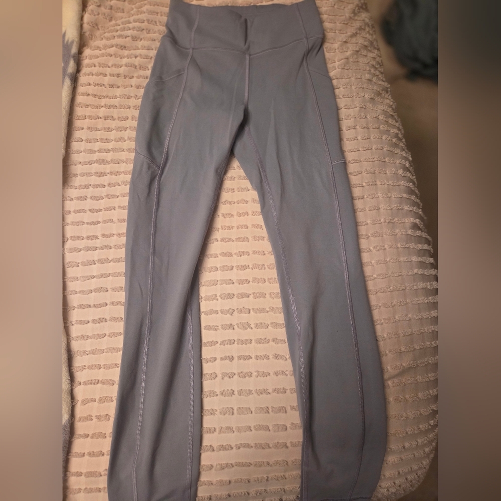 Lululemon Invigorate High-Rise Tight 25"Chambray